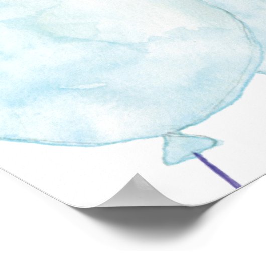 水色ブルーとピンクの性別が投票記号を明らかにする ポスター (角)