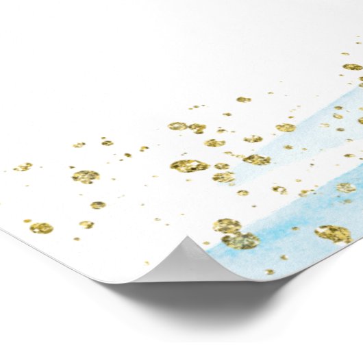 水色ブルーまたはピンクの性別が投票を明らかにする ポスター (角)