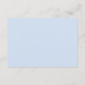 水色ブルースカイ結婚のエンクロージャカード エンクロージャーカード (裏面)