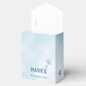 水色ブルーテディベアの子供 フェイバーボックス (オープン)