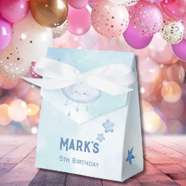 水色ブルーテディベアの子供 フェイバーボックス