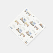 水色ブルートレインナプキンス スタンダードカクテルナプキン (角)