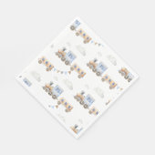 水色ブルートレインナプキンス スタンダードカクテルナプキン (角)