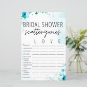 水色ブルーブライダルシャワースキャッタリーゲーム (スタンド正面)