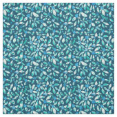 水色ブルーベリーのティール（緑がかった色）背景 ファブリック (見本)