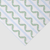 水色ブルーボウフルーツガーランドクリスマス 薄葉紙 (詳細)