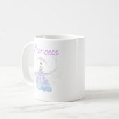 水色プリンセスパープルコーヒーマグ コーヒーマグカップ (正面左)