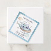 水色ヘリコプタパーティー青 フェイバータグ (インサイチュ)