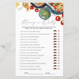 水色ベビーイタリアンシャワーのゲーム誰を推測