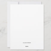 水色ベリーエバーグリーンメリークリスマスホリデー シーズンカード (裏面)