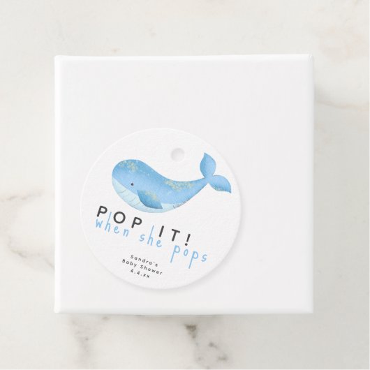 水色ホエーポップ・アートのル – それだ!彼女がポップ フェイバータグ (インサイチュ)