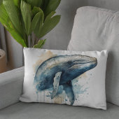 水色ホエー疑問に思ラ アクセントクッション