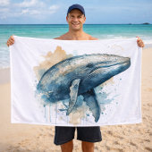 水色ホエー疑問に思ラ バスタオル