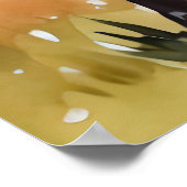 水色ボクサー犬 ポスター (角)