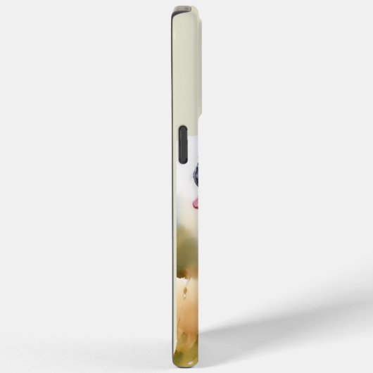 水色ボクサー犬 Case-Mate iPhoneケース (裏面 / 右)