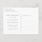 水色ボート湖の日付はがきを保存 案内ポストカード (裏面)