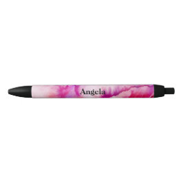 水色マゼンタタイ染料 黒ボールペン