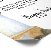 水色マリーン – おしゃぶり狩りゲーム赤ちゃんシャワー ポスター (角)