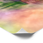 水色マンダリンダックス風水シンボル ポスター (コーナー)