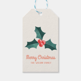 水色ミスタントクリスマスギフトタグ ギフトタグ