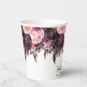 水色モダンカップケーキベビーシャワー 紙コップ (右)