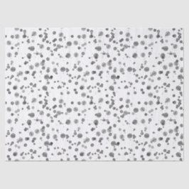 水色モダンダルマチア斑点模様 薄葉紙