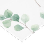 水色モダンユーカリ緑パターン テーブルクロス (アングル)