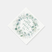 水色ユダヤ結婚人のヘブライ語アニ・レドディ スタンダードカクテルナプキン (角)