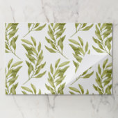 水色ユーカピタス離れ模様 ペーパーパッド (折り畳み)