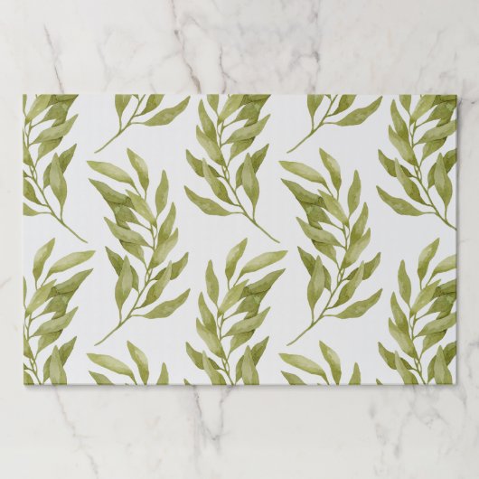 水色ユーカピタス離れ模様 ペーパーパッド (正面)