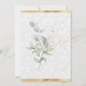 水色ユーカリとグリーン結婚リー 招待状 (裏面)