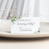 水色ユーカリどのように大きいママの腹 エンクロージャーカード