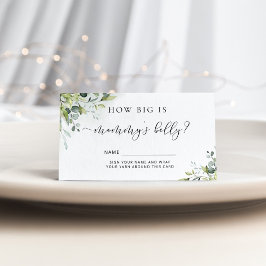 水色ユーカリどのように大きいママの腹 エンクロージャーカード