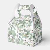 水色ユーカリの緑の結婚花 フェイバーボックス (裏面サイド)