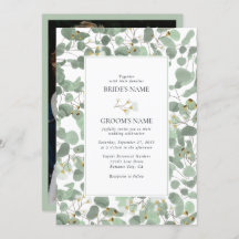 水色ユーカリの緑の結婚花