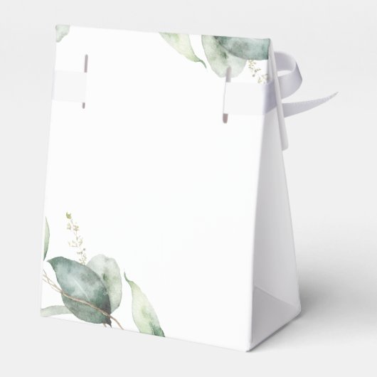 水色ユーカリの緑結婚園ありがとう フェイバーボックス (裏面サイド)