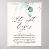 水色ユーカリエレガントプトゥスレイトナイトオムツ ポスター (正面)