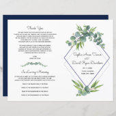 水色ユーカリフローラ結婚葉 (正面/裏面)