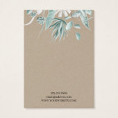 水色ユーカリプキュラント・ネックレスディスプレイ (裏面)