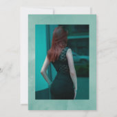 水色ユーカリプタスアネモンお祝いオブライフ 招待状 (裏面)