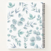 水色ユーカリプタスファミリーレシピ ノートブック (裏面)