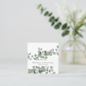 水色ユーカリプタス広場 スクエア名刺 (スタンド正面)