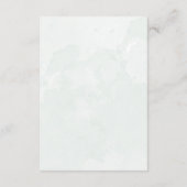 水色ユーカリプトゥスグリーン結婚ズ詳細 エンクロージャーカード (裏面)