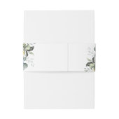 水色ユーカリプトゥスグリーン結婚フローラ 招待状ベリーバンド (裏面例)