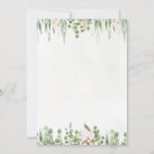 水色ユーカリモダング結婚リー 招待状 (裏面)