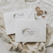 水色ユーカリ住所 ラベル