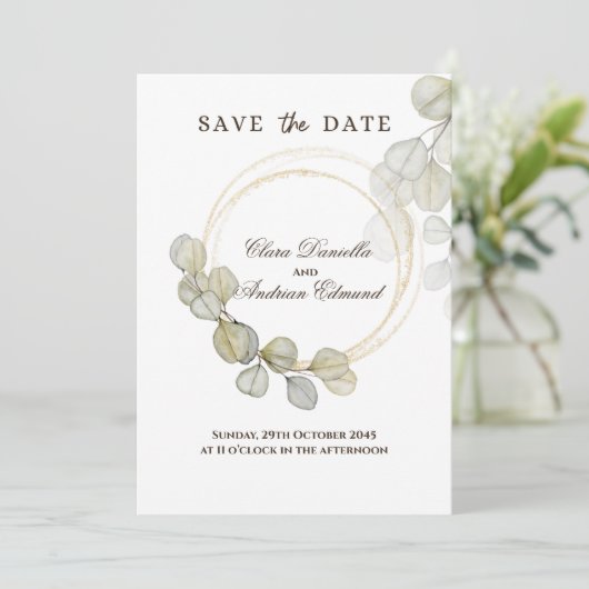 水色ユーカリ日付を保存 (スタンド正面)