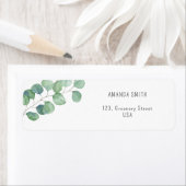 水色ユーカリ枝 ラベル (インサイチュ)