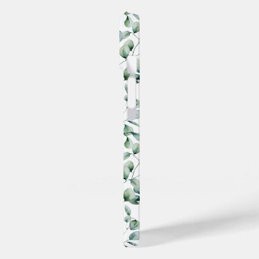 水色ユーカリ模様 Case-Mate iPhoneケース (裏面 / 左)