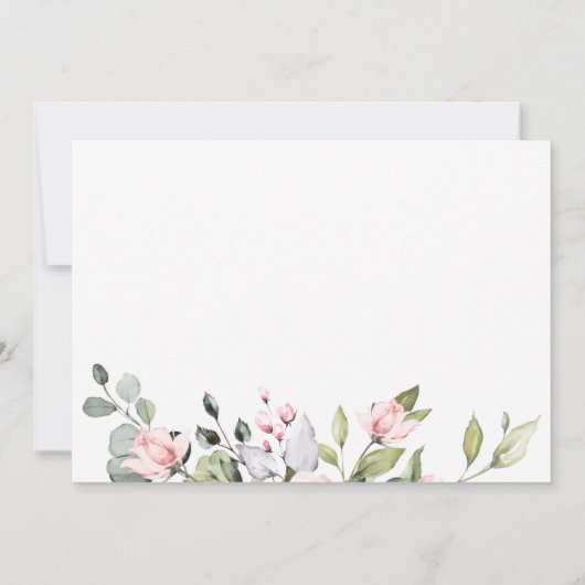 水色ユーカリ移動案内カード 案内状 (裏面)